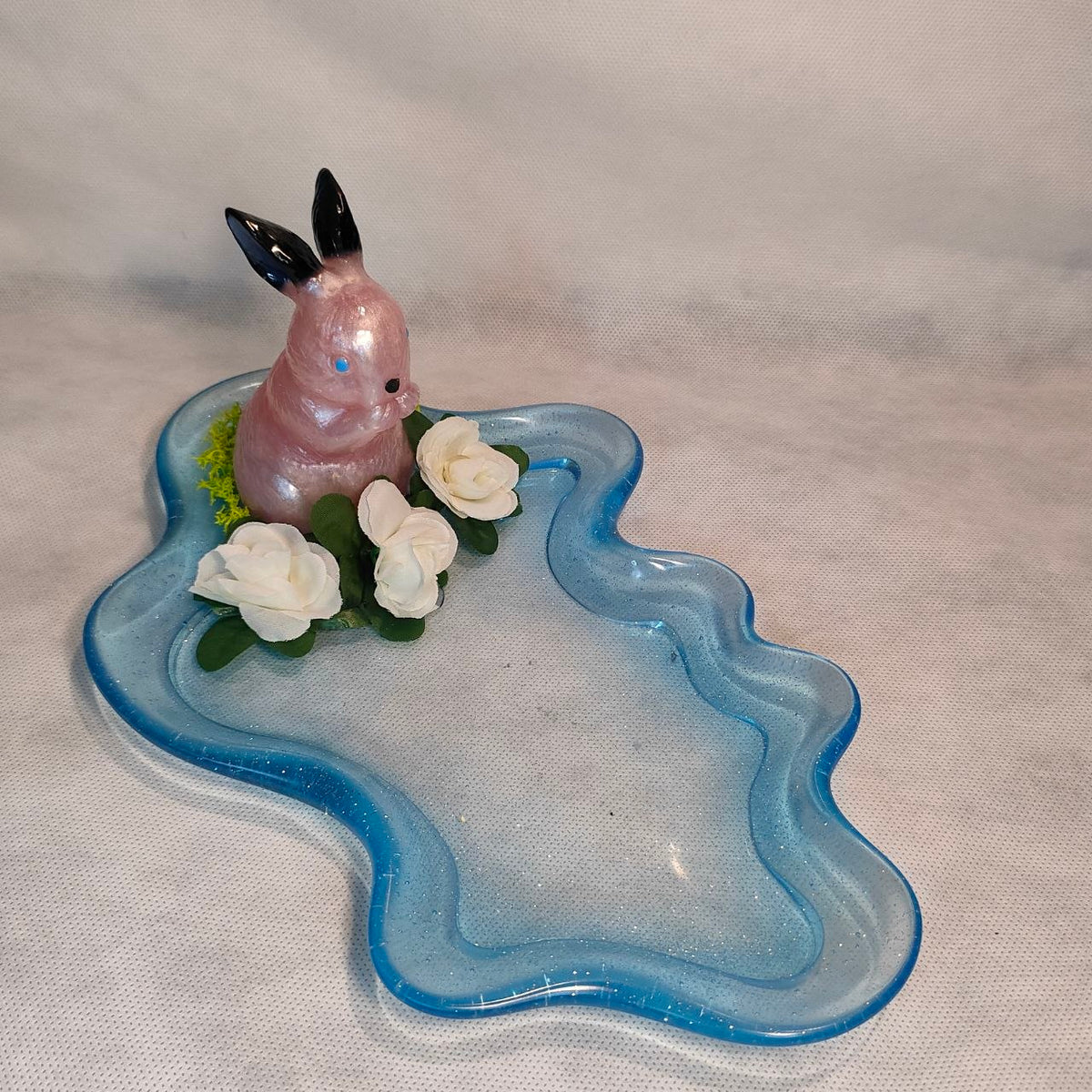 Portaoggetti - Coniglio - Azzurro