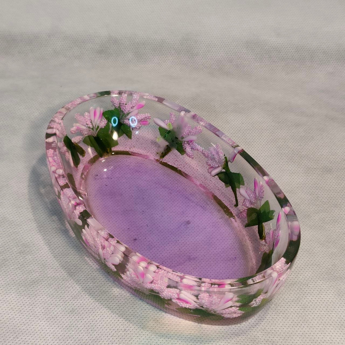 Portaoggetti - Floreale - Rosa