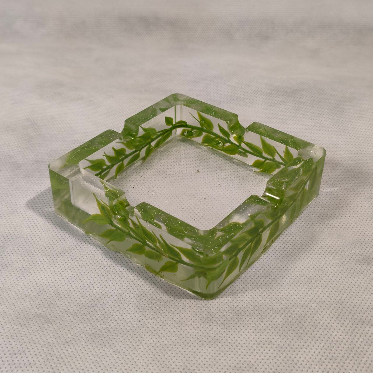 Posacenere - Fiori - Verde